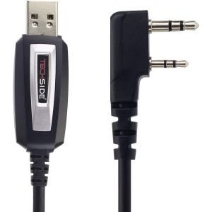 USB Câble de Programmation UltraFast pour TI-F8+ Baofeng BF-888S/UV-5R, Radioddity, Retevis, Kennwood, Wouxun Walkie Talkie - Neuf