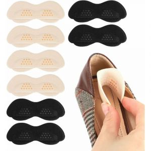Paires De Coussinets Pour Talons (Noir, Beige), Coussinets Antid&eacute;rapants Avec Point De Colle, Prot&egrave;gent Les Talons Et Les Chaussures. - Neuf