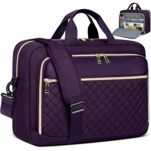 RFCBC-Sacoche pour Ordinateur Portable Femme 17.3 Pouces Grand Sac Pc Portable Housse Ordinateur Imperméable Mallette Bandoulière Sacoche Porte Document pour Travail Affaires Université - Neuf