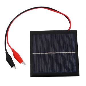 Panneau solaire époxy polycristallin 1 W 5,5 V avec clip pour recharge de batterie 3,7 V,jouet LED - Neuf