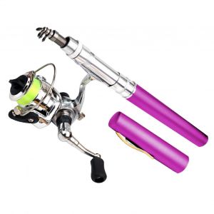 Canne A Peche Combinee De Poche, Canne A Peche De Voyage Telescopique Miniature, Canne A Peche Au Crapet - Neuf