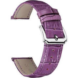 Kal-Bracelet De Montre En Cuir Véritable Remplacement Bracelets Montres À Dégagement Rapide Pour Homme Femme Avec 10 Couleurs (10mm,12mm,14mm,15mm,16mm,17mm,18mm,19mm,20mm,21mm,22mm,23mm,24mm) - Neuf