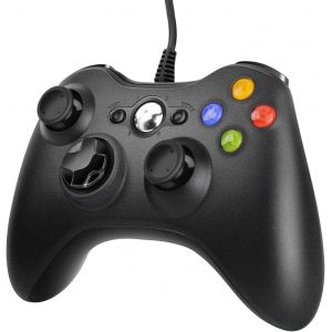 Manette Pour Xbox 360, Manette Pc Avec Vibration, Manette Filaire Usb Pour Xbox 360/Xbox 360 Slim/Pc (Windows 7/8/8.1/10/Xp/Vista) - Neuf