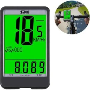 Compteur Velo Sans Fils Vtt Compteur De Vitesse Vélo Sans Fil Cycle Ordinateurs Ordinateur De Vélo Avec Écran Imperméable À L'eau - Neuf