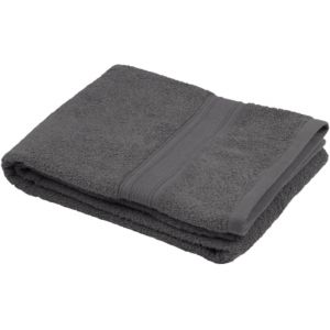 Serviette De Bain-Taille 70x140 Cm-100% Coton Bio-Couleur Anthracite-Mod&egrave;le Lagune-Linge De Bain-Lavage &Agrave; 40-Qualit&eacute; Exceptionnelle - Neuf