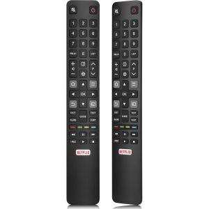 Télécommande Universelle Rc802N Pour Téléviseurs Tcl Thomson Led 4K Uhd Hdr Smart Tvs, Avec Touche De Raccourci Netflix - Neuf