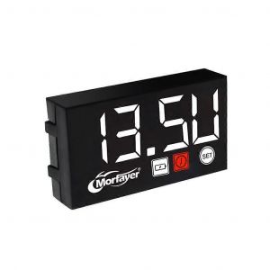 Horloge numerique 12 V pour moto, voltmetre, thermometre, accessoire pour moto, compteur electronique 3 en 1, etanche - Neuf