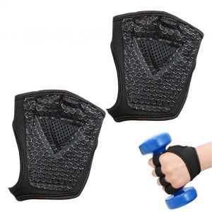 Femmes Gants De V&eacute;lo Respirant Finger Moiti&eacute; Gants D'halt&eacute;rophilie Taille L Noir Antid&eacute;rapant Complet De La Protection De Palme Pour Les Femmes - Neuf
