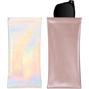 2 Pièces Etui Lunettes Souple, Sac À Lunettes, Sac À Lunettes De Soleil, Sac À Lunettes De Soleil - Neuf