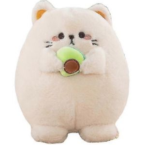 Peluche chat en forme d'avocat doux - Neuf
