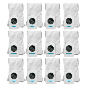 12 pcs sacs &agrave; poussi&egrave;re pour T30S combo T30S robot aspirateur pi&egrave;ces de rechange Sac &agrave; poussi&egrave;re poubelle - Neuf