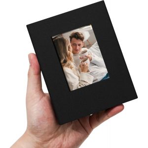 Album Photo 300 Pochettes 10x15 cm en Toile avec Fenêtre ¿ Grand Livre Photo de Souvenirs ¿ Blanc - Neuf