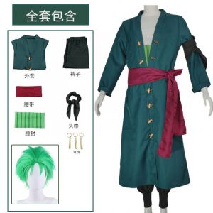 V&ecirc;tements De Cosplay One Piece, Cosplay Wano Country, Zoro Eleven Lang, Yukata Kimono, V&ecirc;tements De Cosplay D'est - Neuf