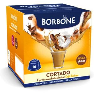 KALANKA-Cortado - Espresso macchiato - 64 capsules (4 paquets de 16) - Compatibles avec les machines à café Nescafé®* Dolce Gusto®* - Neuf