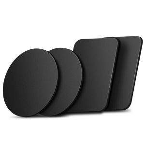 Topk Plaque M&eacute;tallique Pour Support De T&eacute;l&eacute;phone Magn&eacute;tique Pour Voiture,Paquet De 4 Supports De T&eacute;l&eacute;phone De Remplacement Universels Pour Support Magn&eacute;tique Berceau Et Adh&eacute;sif 3m.4 Pack. - Neuf