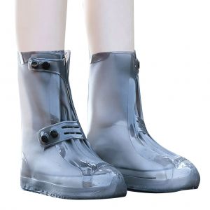Couvre-Chaussures Impermeables Et Antiderapants, Reutilisables, Pliables, En Silicone, Epais, Pour Bottes De Pluie, Pour Femmes Et Hommes - Neuf