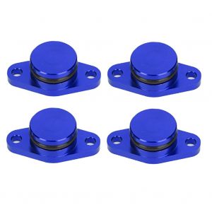 Ensemble de 4 volets de turbulence de moteur de 22 mm avec joints en caoutchouc pour E87 120d (bleu) - Neuf