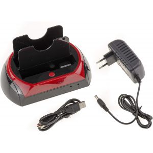 Docking Station pour disques durs SATA et IDE 2.5 ou 3.5 vers USB 2.0. HDD Dock avec Alimentation 2A - Neuf