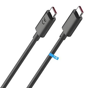 JGD-125W Turbo Power C&acirc;ble USB C vers USB C 2M pour Motorola Edge 30/50 Ultra, 40/50 Pro, Moto X30/X40 Pro, RAZR 50 Ultra 6.5A Type C C&acirc;ble Charge Rapide pour Moto Edge 20/30/40/50 Neo Pro Fusion Ult - Neuf