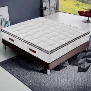 Matelas Mousse 90x190 cm ROYAL - Accueil M&eacute;moire De Forme - Epaisseur 24 cm - Ferme - Neuf