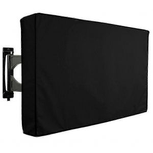 Housse de télévision extérieure de 22 à 24 pouces résistante aux intempéries et à la poussière avec couverture inférieure pour téléviseurs LCD/LED/plasma - Neuf