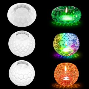 Moule Resine Epoxy Silicone Pour Bougeoirs, Moule Silicone Resine Epoxy Moulage Diy Moule Resine Epoxy Bougeoirs Pour Bo&icirc;te &Agrave; Bijoux, Rangement Cosm&eacute;tique, Pot De Fleur, D&eacute;coration De Table - Neuf