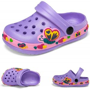 Kalanka-Sabots Mules Enfant Pantoufles Été Respirant Chaussures De Jardin Fille Garçon Dinosaure Sandales De Plage Maison Antidérapant Chaussons - Neuf