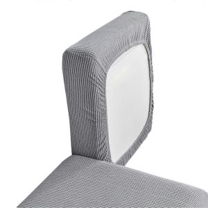 Housse de coussin de canap&eacute; en tissu extensible &eacute;lev&eacute; Canap&eacute; Seat Housse de canap&eacute; gris - Neuf