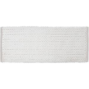 Sjzg-Five - Grand Tapis De Salle De Bain &Eacute;pais Blanc 50 X 120 Cm - Neuf