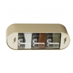Coffret D'épices Mural,Sans Poinçon Et Facile À Nettoyer,Idéal Pour L'organisation De L'assaisonnement De La Cuisine - Neuf