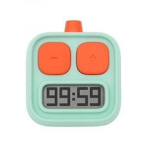 Minuteur Robot Vert, Gestion Du Temps De Compte À Rebours Pour Les Étudiants Et Les Enfants, Minuteur De Cuisine Pour Le Sport Et La Course À Pied - Neuf