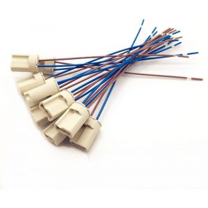 10 Pi&egrave;ces G9 Support de Lampe Culot C&eacute;ramique avec C&acirc;ble 150 mm 250V G9 Base de Douille D'ampoule Connecteur en C&eacute;ramique pour Ampoules Halog&egrave;nes LED G9 Prise en C&eacute;ramique - Neuf