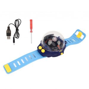 Mini montre de voiture telecommandee en alliage, jouet electronique avec chargement USB, pour enfants de 3 ans et plus, orange - Neuf