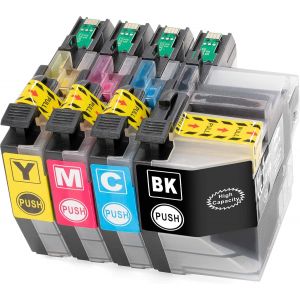 Lot De 4 Cartouches D'Encre Xl Compatibles (4 Couleurs) En Remplacement De Lc-3219 Lc-3217 Pour Brother Mfc J5330Dw J5335Dw J5730Dw J5930Dw J6530Dw J6930Dw J6935Dw[ENC943065] - Neuf