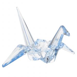 Modèle De Grue En Origami Simulé Créatif, Décoration De Bureau En Acrylique, Ornement En Acrylique, Cadeau D'anniversaire Pour Enfants - Neuf