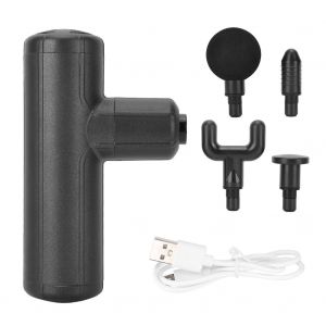 Masseur musculaire electrique rechargeable, relaxation corporelle, soulagement de la douleur, stimulateur musculaire, noir - Neuf