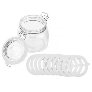 Joint D'&eacute;tanch&eacute;it&eacute; En Silicone Pour Couvercles De Bocaux Mason - Lot De 10, Anti-Fuite, Blanc - Neuf