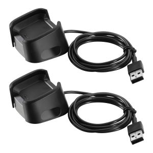 JGD-2 Pi&egrave;ces Chargeur Compatible avec Fitbit Versa 2 &iquest; C&acirc;ble USB de Remplacement / 3,3 ft Station de Charge Rapide et S&eacute;curis&eacute;e pour Montre Connect&eacute;e Fitbit Dock de Chargement Portable et Durable 1m - Neuf
