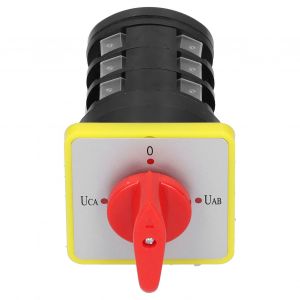 XYONG Commutateur de transfert universel LW5D-16YH3/3, commutateur a came electrique, changement de phase de tension 110-380 V 16 A - Neuf