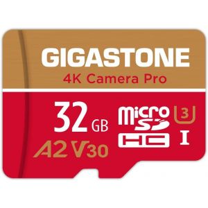 Carte Mémoire 32 Go 4k Caméra Pro Série,Compatible Avec Gopro Drone Switch,Vitesse De Lecture Allant Jusqu'à 90 Mo/S. Pour 4k Uhd Vidéo,A2 U3 V30 Carte Micro Sdhc Avec Adaptateur Sd.-Marque Générale - Neuf