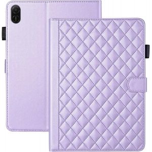 KAL-Coque Pour Honor Pad X8A 11 Pouces 2024 Business Cuir Pu Tablet &Eacute;tui Pour Honor Pad X8A Avec Fente Pour Carte Fonction Stand Violet - Neuf
