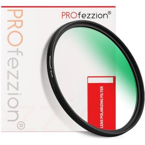 Filtre CPL 40.5mm Polarisant Circulaire pour Sony ZV-E10 ZVE10 ZV-1F ZV1F A6500 A6400 A6300 A6100 A6000 ZV-E1 ZVE1 A7C A7CII + E 16-50mm Objectif Kit ou FE 28-60mm Objectif Kit - Neuf