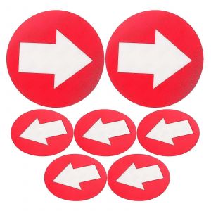 10pcs Marqueurs De Direction De Fl&egrave;che Signes De Direction De Fl&egrave;che Marqueurs De Direction De Fl&egrave;che Adh&eacute;sive - Neuf
