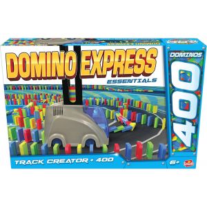 Eryi-Domino Express - Track Creator + 400 Dominos - Jeu De Construction Pour 1 Joueur Et +- Effets Spéciaux - Cascades Époustouflantes -Jeu Dominos Pour Enfants Dès 6 Ans - Créez Votre Propre Parcour - Neuf