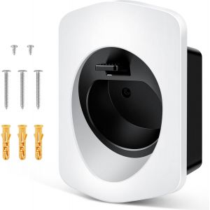 Support De C&acirc;ble De Charge Type 2 | Support S&ucirc;r Pour C&acirc;bles Wallbox Pour Chargeurs &Eacute;lectriques | Organisateur De C&acirc;ble De Charge Support Abs | Accessoire Pour Station De Charge, Blanc - Neuf