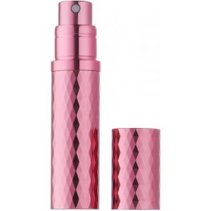 Atomiseurs De Parfum Rechargeables, Mini Flacons De Voyage De Parfum, Petit Flacon Pulvérisateur Avec Pompe Inférieure, Anti - Fuite Et Portable Pour Homme Et Femme, Design Élégant, 5 Ml (Rose - Neuf
