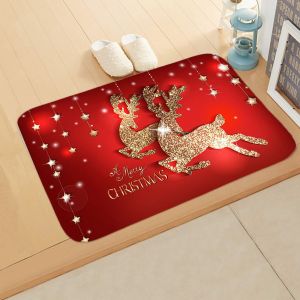 (Rennes)No&euml;l Tapis Paillassons Antid&eacute;rapant Coureur De Tapis Tapis Salon Tapis Bain Tapis De Cuisine Tapis De Maison De Chambre &Agrave; Coucher De D&eacute;coration - Neuf