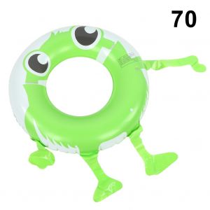 Bouee Gonflable En Forme D'animal Pour Enfants, Jouet De Piscine, Cercle, Vert, 70 Cm - Neuf