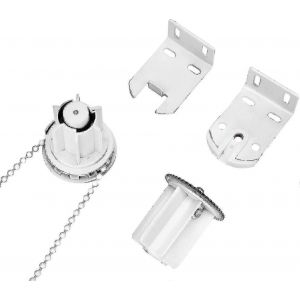 Kit de réparation de store enrouleur de 25 mm avec chaîne,support et embrayage en métal,mécanisme longue durée robuste - Neuf