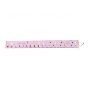 Hjlian Toise De Croissance Pour Enfants, Regle Precise Pour La Croissance De Bebe, Toile Amovible, Tableau De Mesure Mural Pour La Maison, Nuage Rose - Neuf